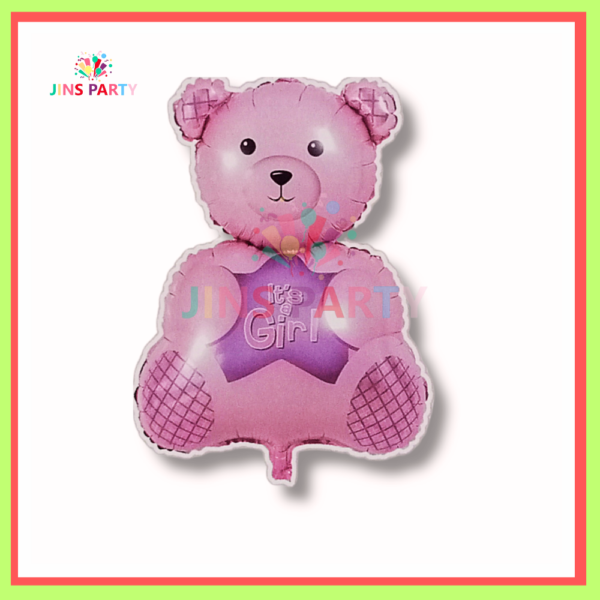 Bear Figure Foil Balloon For Birthday Part & Decorations