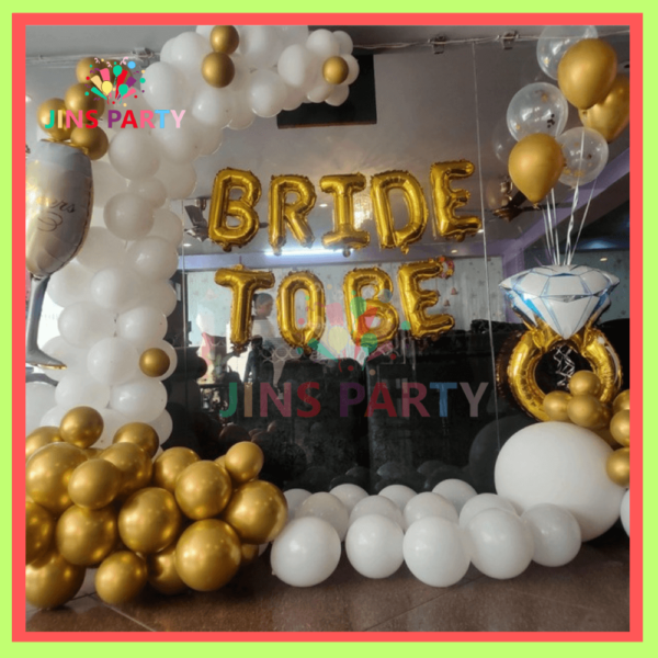Bride To Be Balloon 1st Theme set For Celebration & Decoration