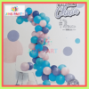 L Arch & Garland Balloon Theme Set, Perfect For Decoration, Celebration, Creating Stunning Arches And Displays. - Blue